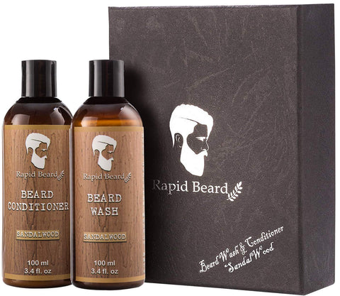 Beard Shampoo & Conditioner (Sandalwood, 100ml)