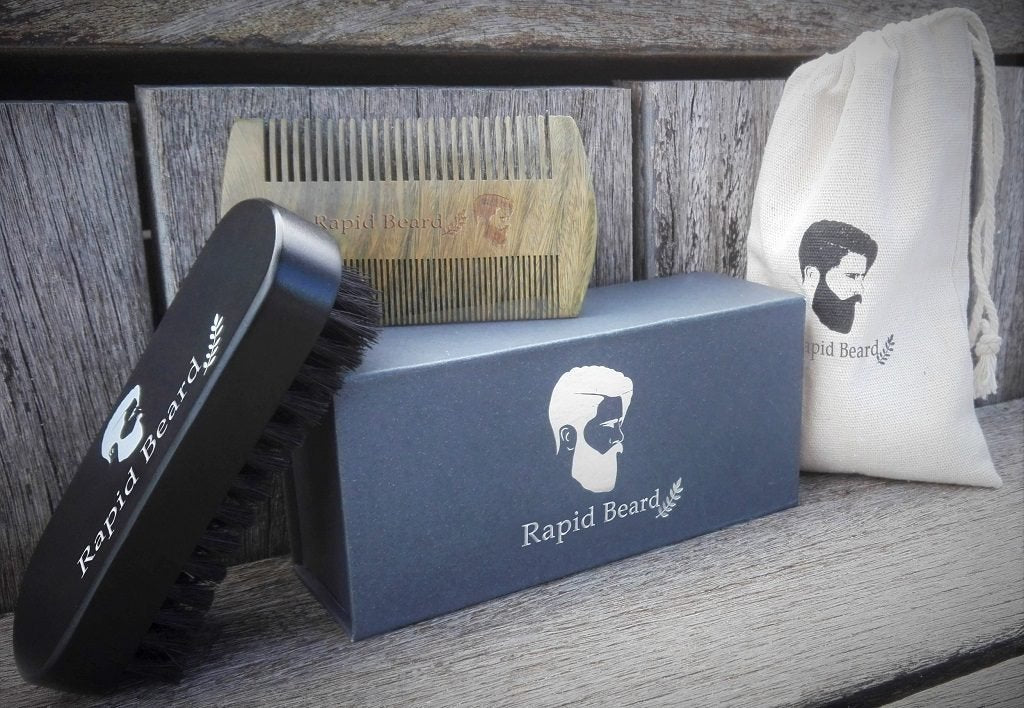 Beard Brush & Comb Kit 2