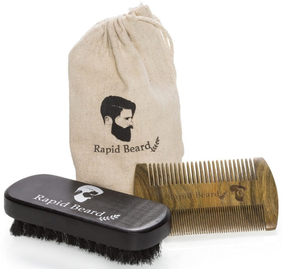 Beard Brush & Comb Kit 2
